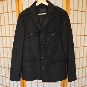 Banana Republic Charcoal Military Jacket - Men's Size S